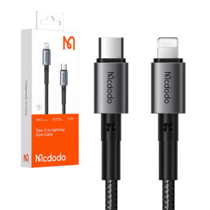 MCDODO CA285 PRISM SERIES 36W TYPE-C TO LIGHTNING DATA CABLE 1.2M - BLACK