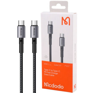 MCDODO CA3130 PRISM SERIES 65W TYPE-C TO TYPE-C DATA CABLE 1M - BLACK