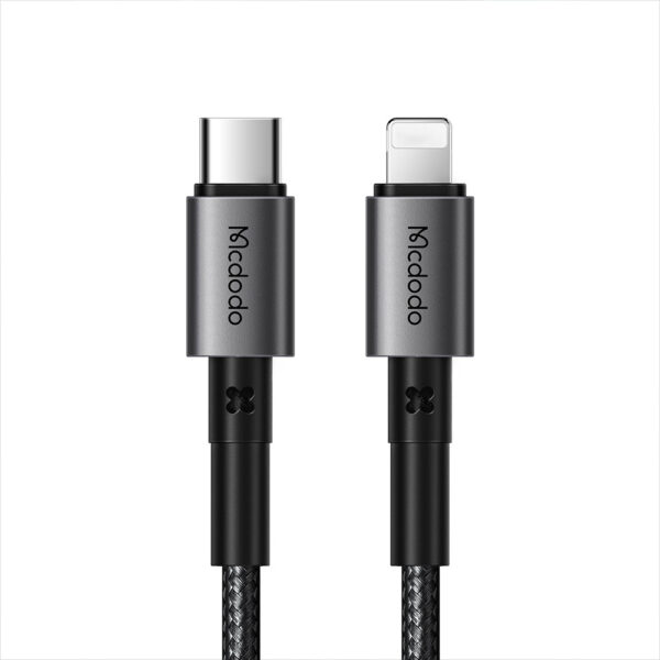 MCDODO CA285 PRISM SERIES 36W TYPE-C TO LIGHTNING DATA CABLE 1.2M - BLACK - Imagen 3