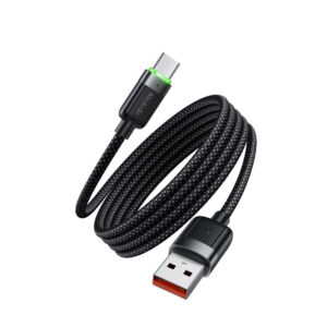 MCDODO CA5650 USB-A TO USB-C 6A MAGNETIC SELF-WINDING DATA CABLE 1.2M - BLACK